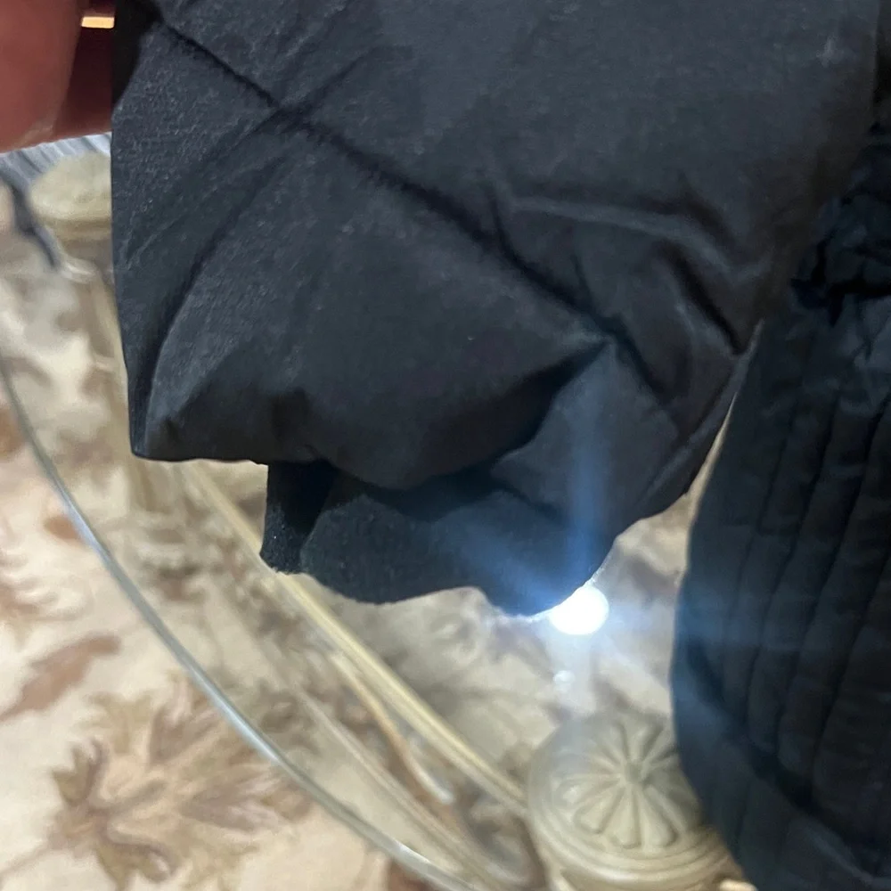 BRAND NEW Lands' End Girl’s Black Puffer Jacket with Hood - Picture 10 of 11